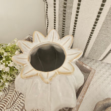 Load image into Gallery viewer, White Poppy Seed Vase