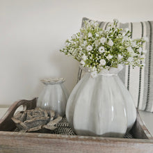 Load image into Gallery viewer, White Poppy Seed Vase