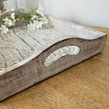 Load image into Gallery viewer, Whitewashed Patterned Tray