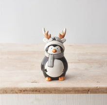 Load image into Gallery viewer, Percival Penguin Ceramic LED Christmas Ornament