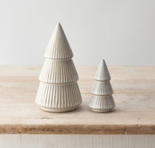 Load image into Gallery viewer, Natural Ribbed Tree Ornament