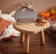 Load image into Gallery viewer, Autumn Leaves & Pumpkins please Block.