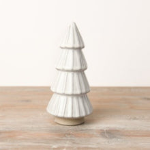 Load image into Gallery viewer, White Glazed Christmas Tree