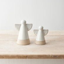 Load image into Gallery viewer, White Glazed Ceramic Angel Decoration