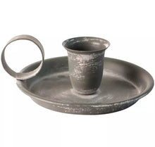 Load image into Gallery viewer, Grey Metal Candle Holder