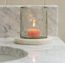 Load image into Gallery viewer, Hammered Glass Hurricane Lantern
