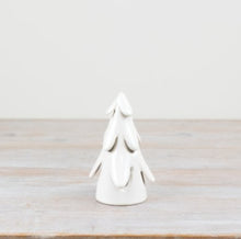 Load image into Gallery viewer, Glazed White LED Christmas Tree Ornaments