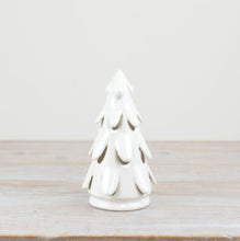 Load image into Gallery viewer, Glazed White LED Christmas Tree Ornaments