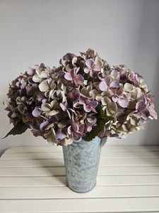 Blue/Green Hydrangea Faux Stem