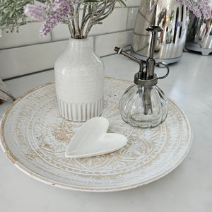 Porcelain Heart Dish