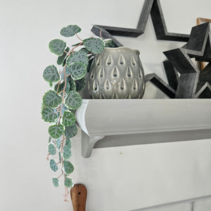 Grey Teardrop Vase