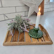 Load image into Gallery viewer, Emerald Green Candle Holder
