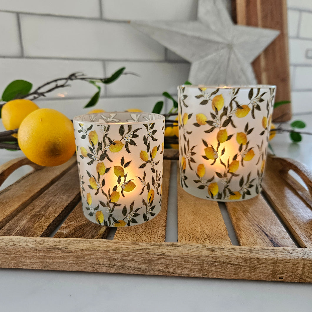 Lemon Pot Tealight Holder