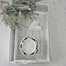 Load image into Gallery viewer, White Artichoke Pillar Candle Holder

