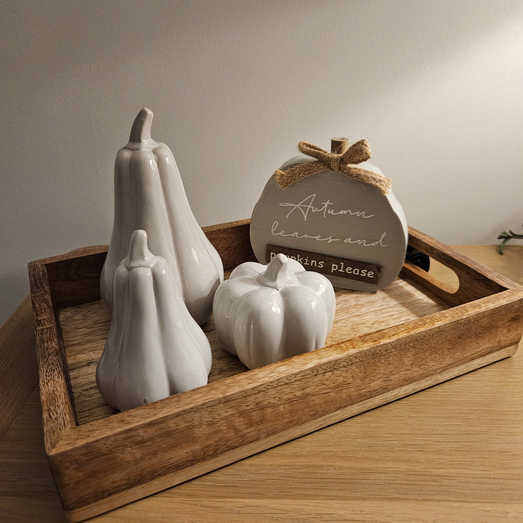 Mangowood Rectangular Tray