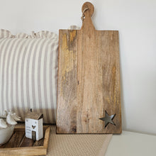 Load image into Gallery viewer, Wooden Chopping Board with Star
