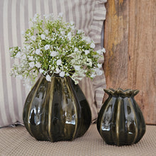 Load image into Gallery viewer, Green Poppy Seed Vase
