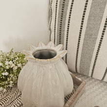 Load image into Gallery viewer, White Poppy Seed Vase

