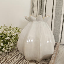 Load image into Gallery viewer, White Poppy Seed Vase
