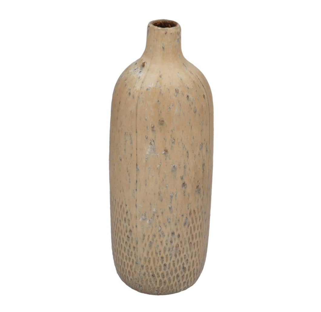 Natural Reactive Glazed Vase