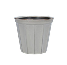 Load image into Gallery viewer, Grey Ribbed Pot Cover
