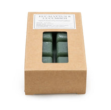 Load image into Gallery viewer, Eucalyptus &amp; Cucumber Pack of 8 Wax Melts
