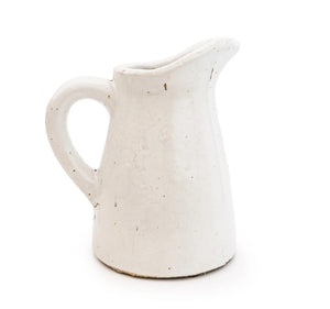 Distressed White Jug