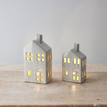 Load image into Gallery viewer, Natural Ceramic Tealight House
