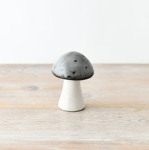 Load image into Gallery viewer, Round Grey Ceramic Mushroom
