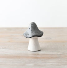 Load image into Gallery viewer, Grey Ceramic Toadstool
