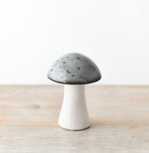 Load image into Gallery viewer, Round Grey Ceramic Mushroom
