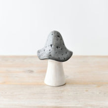 Load image into Gallery viewer, Grey Ceramic Toadstool
