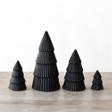 Load image into Gallery viewer, Black Ceramic Christmas Tree
