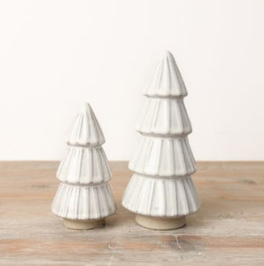 White Glazed Christmas Tree