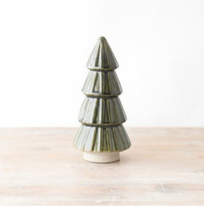 Green Glazed Christmas Tree