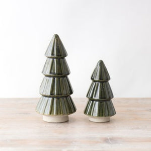 Green Glazed Christmas Tree