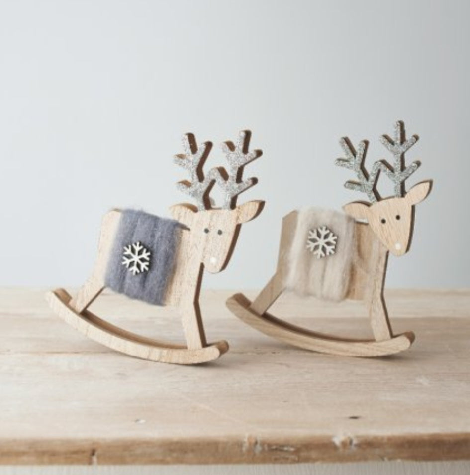 Rocking Woollen Reindeer