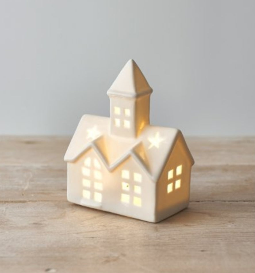 White LED Ceramic Church