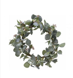 Frosted Eucalyptus Wreath