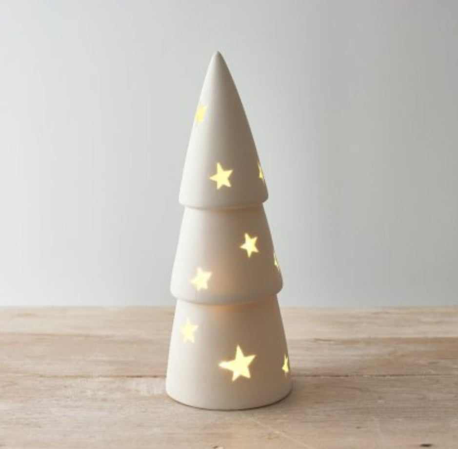 Star Ceramic LED Christmas Tree