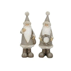 Grey Standing Santa