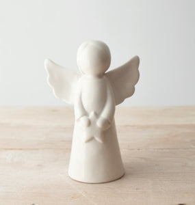 White Ceramic Angels