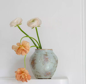 Rustic White Vase