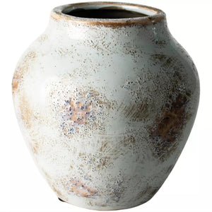 Rustic White Vase