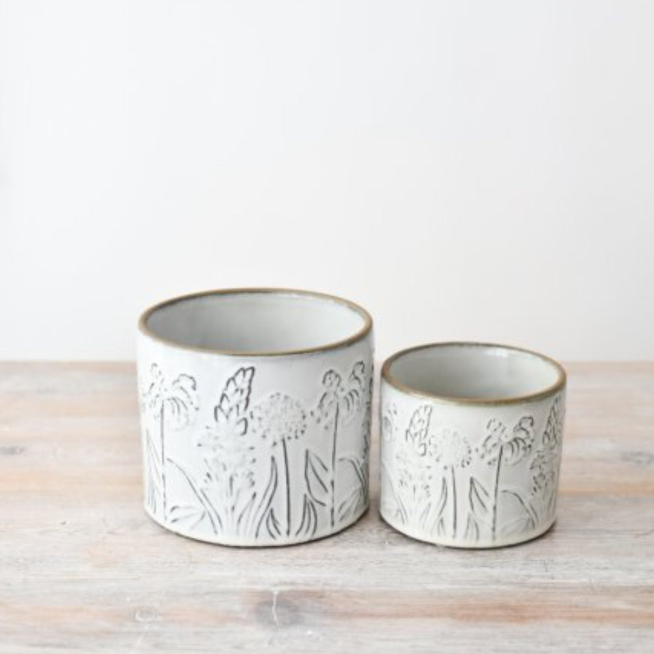 Floral Plant Pot