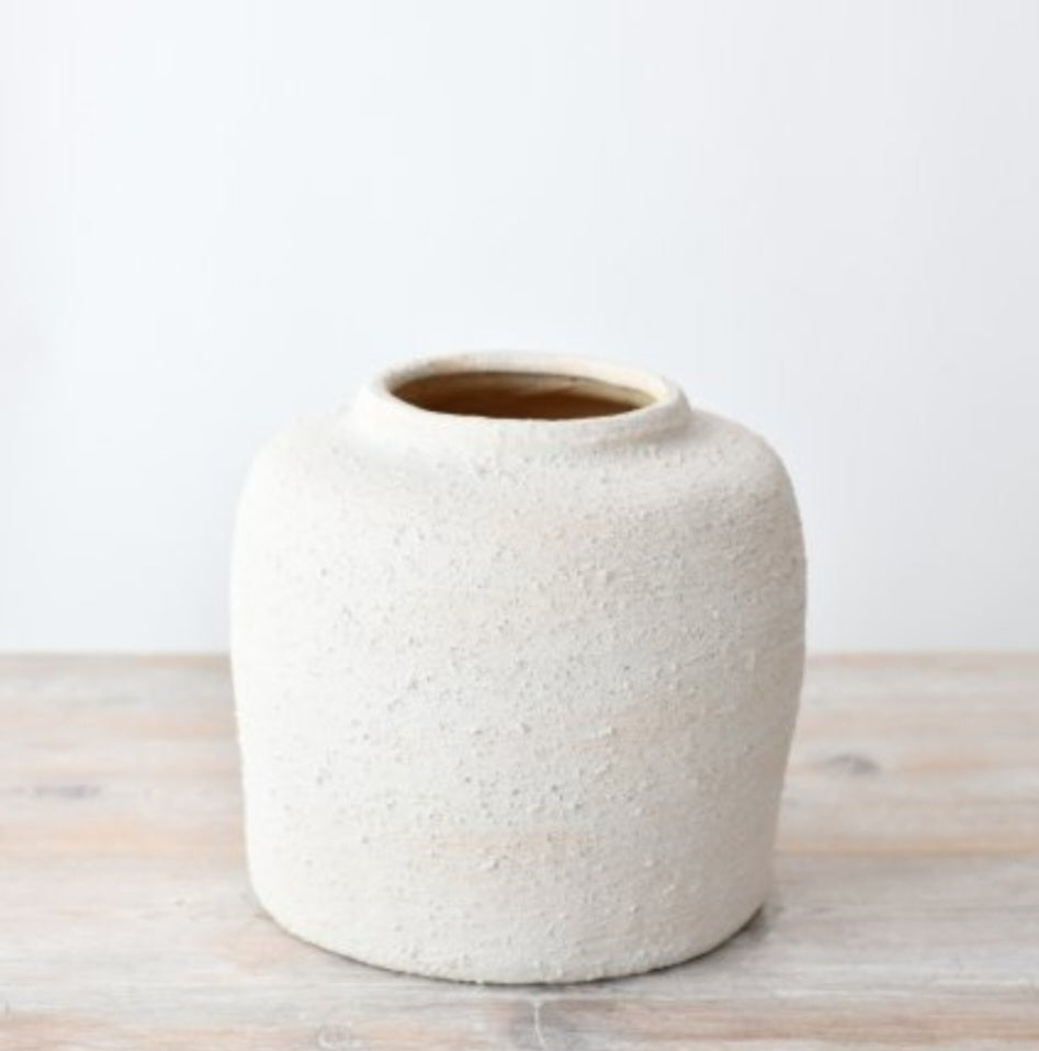 White Maggie Vase
