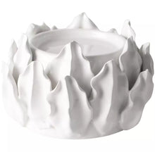 Load image into Gallery viewer, White Artichoke Pillar Candle Holder
