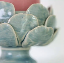 Load image into Gallery viewer, Sage Artichoke Pillar Candle Holder
