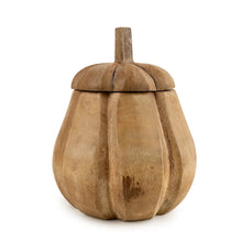 Load image into Gallery viewer, Wooden Pumpkin Pot
