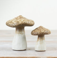 Load image into Gallery viewer, Brown Stoneware Mushroom
